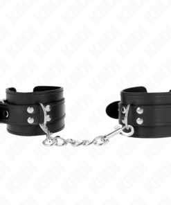 KINK - SIMPLE WRIST RESTRAINTS BLACK ADJUSTABLE 20-23 CM X 5.5 CM