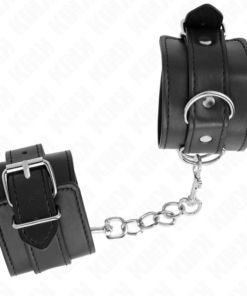 Alternative view of KINK - SIMPLE WRIST RESTRAINTS BLACK ADJUSTABLE 20-23 CM X 5.5 CM