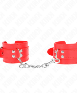 Alternative view of KINK - SIMPLE WRIST RESTRAINTS RED ADJUSTABLE 20-23 CM X 5.5 CM