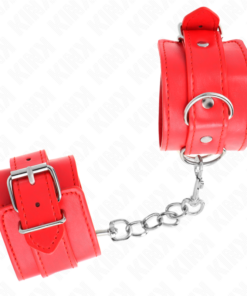 Alternative view of KINK - SIMPLE WRIST RESTRAINTS RED ADJUSTABLE 20-23 CM X 5.5 CM