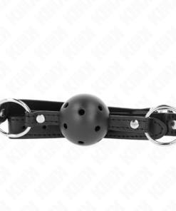 KINK - HOLLOW HARD BLACK BALL 4.5 CM GAG MODEL 1 63.5 X 2 CM