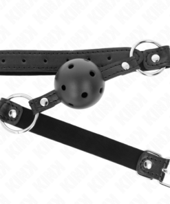 Alternative view of KINK - HOLLOW HARD BLACK BALL 4.5 CM GAG MODEL 1 63.5 X 2 CM