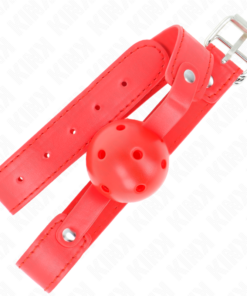 Alternative view of KINK - RED BREATHABLE BALL 4.5 CM GAG 65 x 2.5 CM