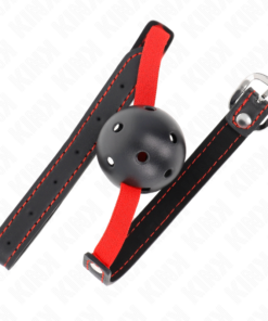 Alternative view of KINK - HOLLOW HARD MOUTH 4.5 CM GAG WITH ELASTIC BELT 56 x 1.5 CM