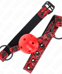 Alternative view of KINK - DIAMOND PATTERN BALL 4.5 CM GAG MODEL 1 64.5 CM ADJUSTABLE 42-60 CM