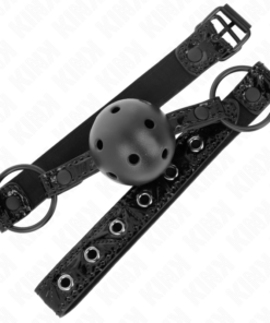 Alternative view of KINK - DIAMOND PATTERN BALL 4.5 CM GAG MODEL 3 64.5 CM ADJUSTABLE 42-60 CM