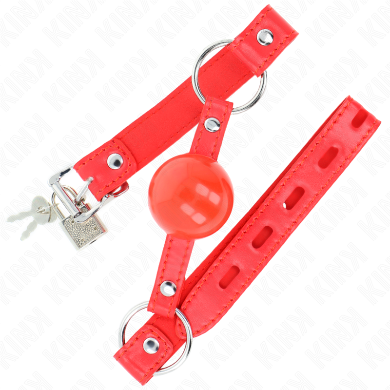 KINK - TPE BALL 4 CM GAG WITH ROJO LOCK 60 x 2 CM - Image 2