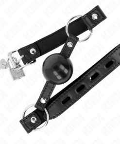 Alternative view of KINK - BLACK TPE BALL 4 CM GAG 60 x 2 CM