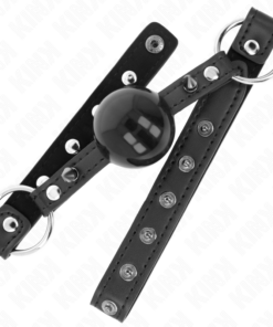 Alternative view of KINK - BALL 4 CM GAG WITH TIP RIVET AND SNAP LOCK 65 x 2 CM