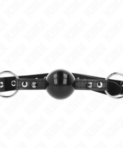 KINK - BALL 4 CM GAG WITH TIP RIVET AND SNAP LOCK 65 x 2 CM