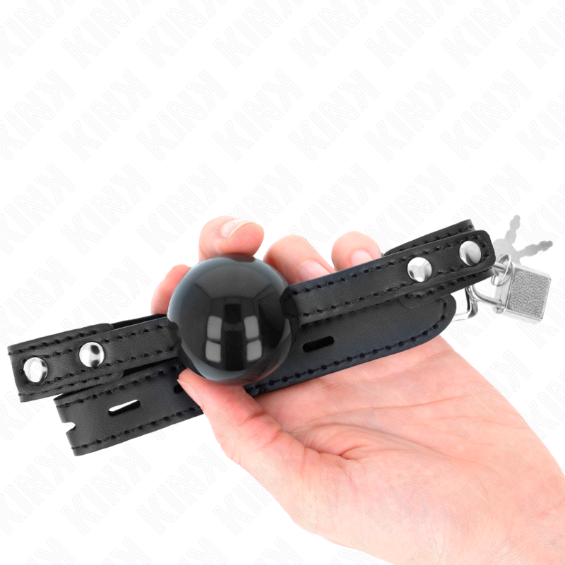 KINK - SOFT TPE BALL 4 CM GAG MODEL 3 60 x 2 CM ADJUSTABLE 37-52 CM - Image 4