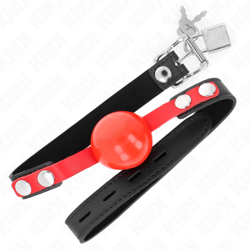 KINK - SOFT TPE BALL 4 CM GAG MODEL 4 60 x 2 CM ADJUSTABLE 37-52 CM - Image 2