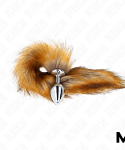 Alternative view of KINK - ANAL PLUG SIZE M 8 X 3.5 CM WITH SYNTHETIC TAIL 40 CM BROWN