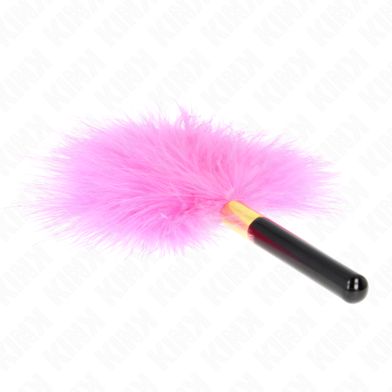 KINK - FUCHSIA GOLD METAL TICKLE FEATHERS 18 CM - Image 3