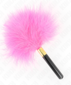 Alternative view of KINK - FUCHSIA GOLD METAL TICKLE FEATHERS 18 CM