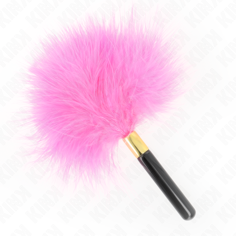 KINK - FUCHSIA GOLD METAL TICKLE FEATHERS 18 CM - Image 2