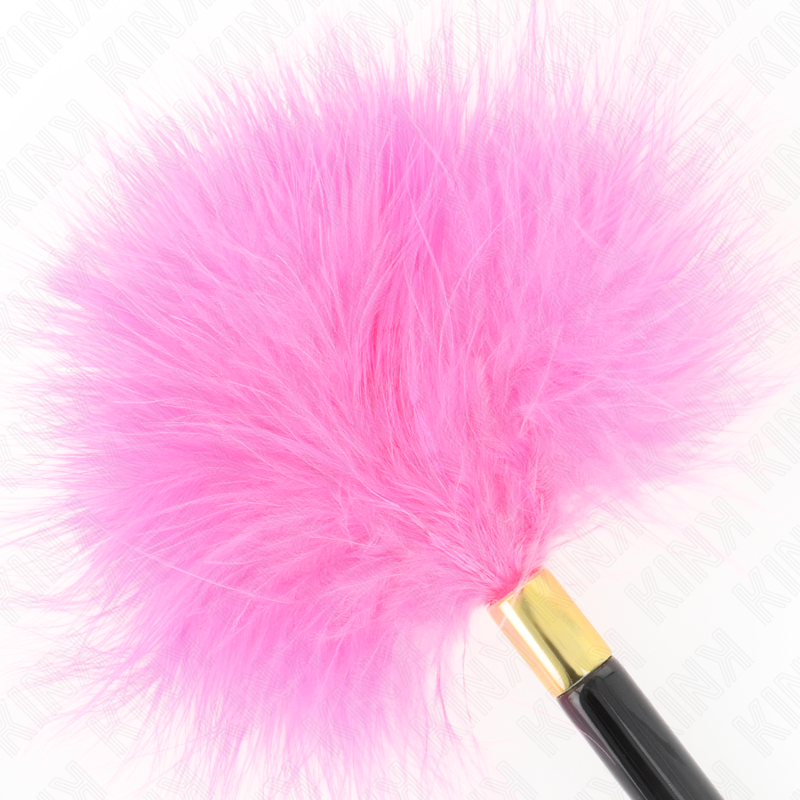 KINK - FUCHSIA GOLD METAL TICKLE FEATHERS 18 CM - Image 4