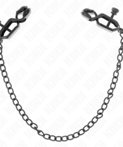 Alternative view of KINK - FLAT CHAIN NIPPLE CLAMPS BLACK 30 CM