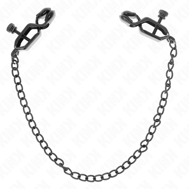 KINK - FLAT CHAIN NIPPLE CLAMPS BLACK 30 CM - Image 2