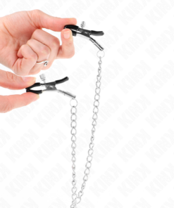 Alternative view of KINK - TRIPLE NIPPLE AND CLIT CLAMPS WITH CHAIN MODEL 0