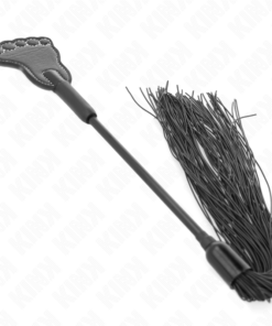 Alternative view of KINK - FOOT SHAPED PADDLE WITH TASSEL WHIP 31 CM