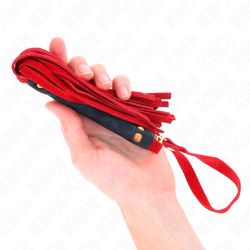 KINK - RED SUEDE MINI WHIP 30 CM - Image 3