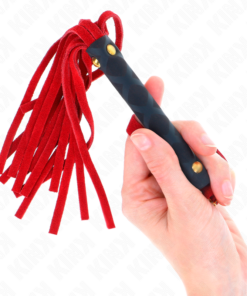 KINK - RED SUEDE MINI WHIP 30 CM