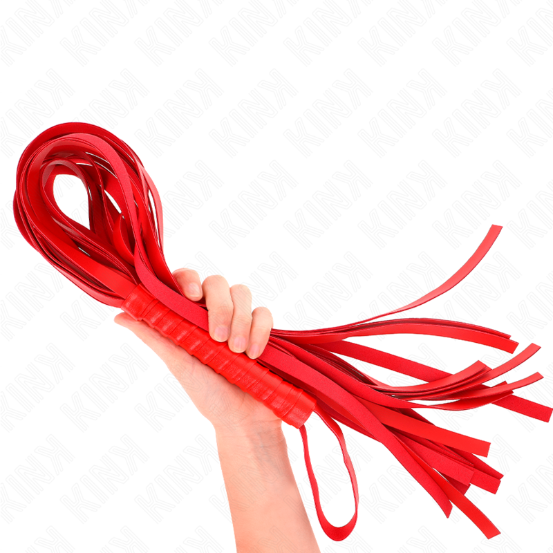 KINK - RED SHORT HANDLE LONG TAIL WHIP 70 CM - Image 3