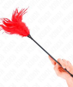 KINK - MULTIPLE RED TICKLE FEATHERS 45 CM