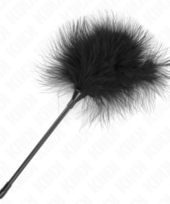 Alternative view of KINK - BLACK TICKLE FEATHERS USED FOR THE BONDAGE KIT 27 CM
