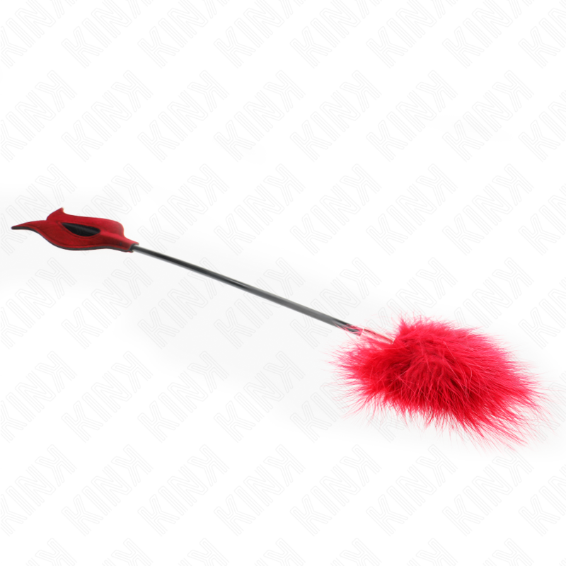 KINK - TICKLE FEATHERS WITH ROSE-SHAPED PADDLE 8 CM - Image 5