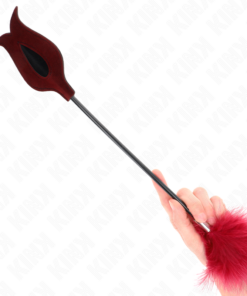 KINK - TICKLE FEATHERS WITH ROSE-SHAPED PADDLE 8 CM