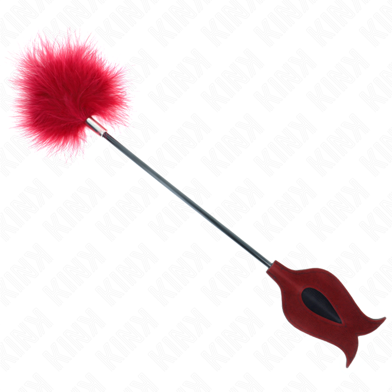KINK - TICKLE FEATHERS WITH ROSE-SHAPED PADDLE 8 CM - Image 2