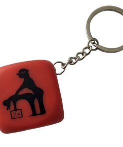 DIABLO PICANTE - RED DICE KEYCHAIN WITH POSES