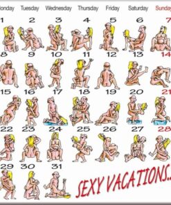 DIABLO PICANTE - KAMASUTRA CLAENDARY MAGNET