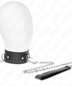 KINK - NECKLACE WITH LEASH 65 CM 3 RING MODEL 2 ADJUSTABLE 36-43 CM X 5 CM