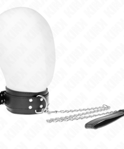 KINK - NECKLACE WITH STRAP 65 CM SILVER BUCKLES ADJUSTABLE 33-46 CM X 5.5 CM