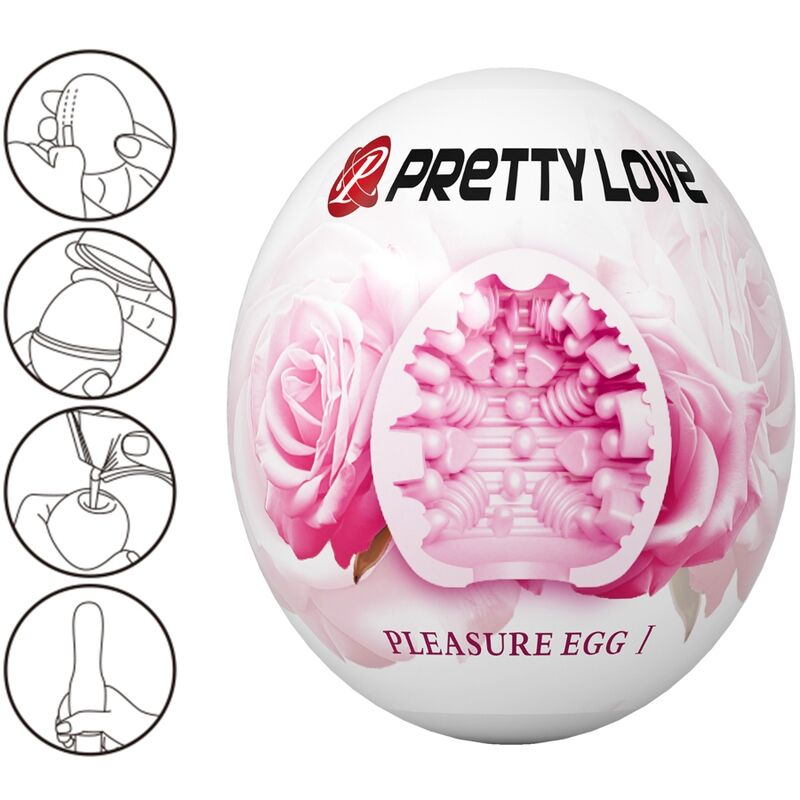 PRETTY LOVE - MALE MASTURBATOR EGG PINK - Image 2