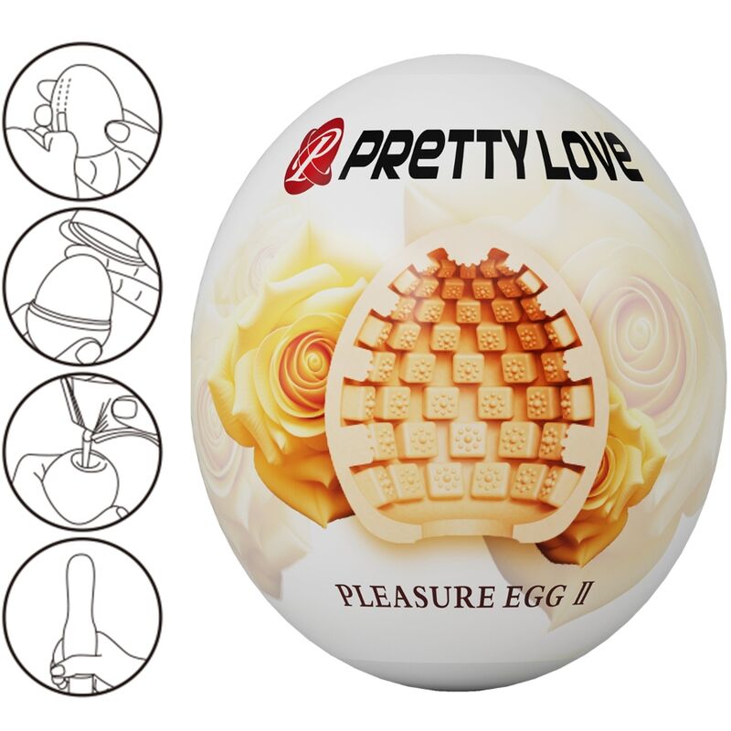 PRETTY LOVE - MALE MASTURBATOR EGG FLESH - Image 2