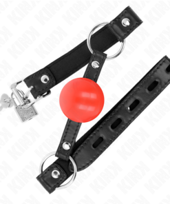 Alternative view of KINK - RED TPE BALL 4 CM GAG 60 x 2 CM
