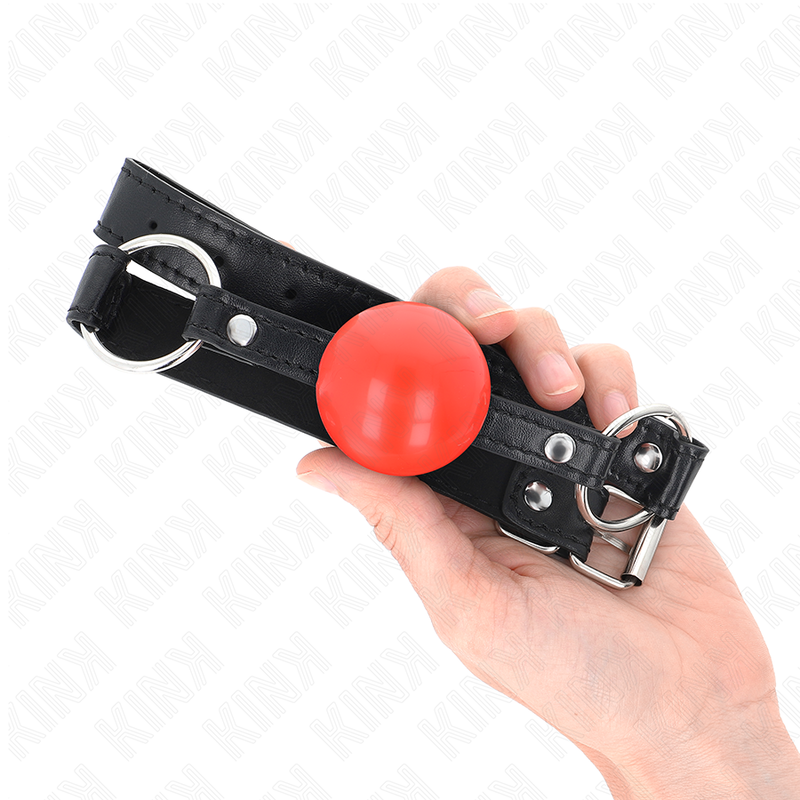 KINK - RED TPE BALL 4 CM GAG 60 x 2 CM - Image 4