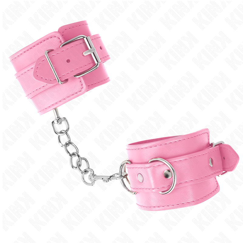 KINK - SIMPLE WRIST RESTRAINTS PINK ADJUSTABLE 20-23 CM X 5.5 CM - Image 4