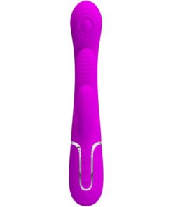 Alternative view of PRETTY LOVE - SHANIA TRIPLE RABBIT VIBRATOR MULTIFUNCTION PINK