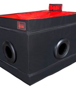 SECRET DOME - KINK CLUB LA NICHE CABIN BLACK  RED