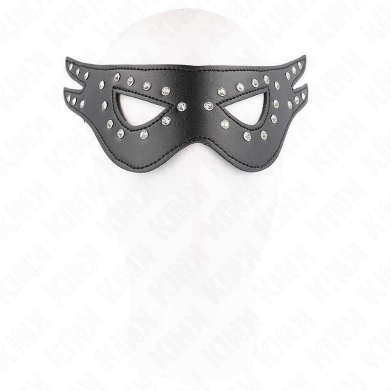 KINK - SEXY LEATHERETTE MASK MODEL 2 27 x 13 CM - Image 3