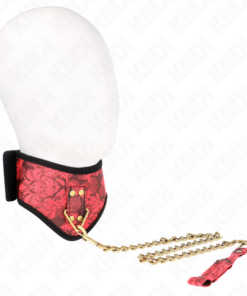KINK - SCANDAL MODEL NECKLACE WITH LACE STRAP 75 CM 44 X 10 CM