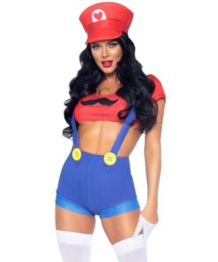 LEG AVENUE - SEXY COSTUME MARIO BROS RED/BLUE M