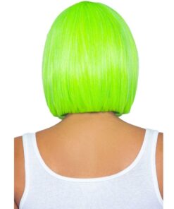 Alternative view of LEG AVENUE - FLUORESCENT BOB WIG NEON GREEN