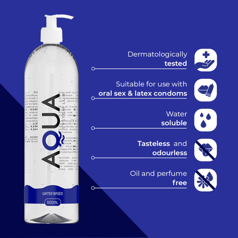 AQUA QUALITY - WATER BASED LUBRICANT 1000 ML - Image 4