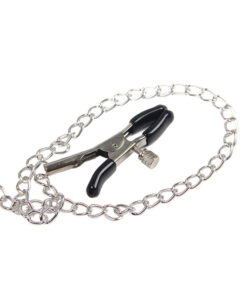 Alternative view of SUBBLIME - 953720 BONDAGE LEATHER STRAP BREAST CLAMPS BLACK ONE SIZE